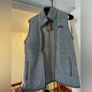 Patagonia, fleece vest, size medium